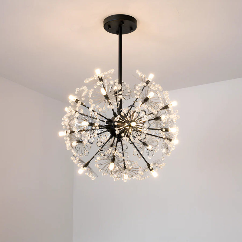 Candelabru Cristal PETERHOF Eleganza, 18x G4, Diametru 49cm, 18XG4, Negru-2