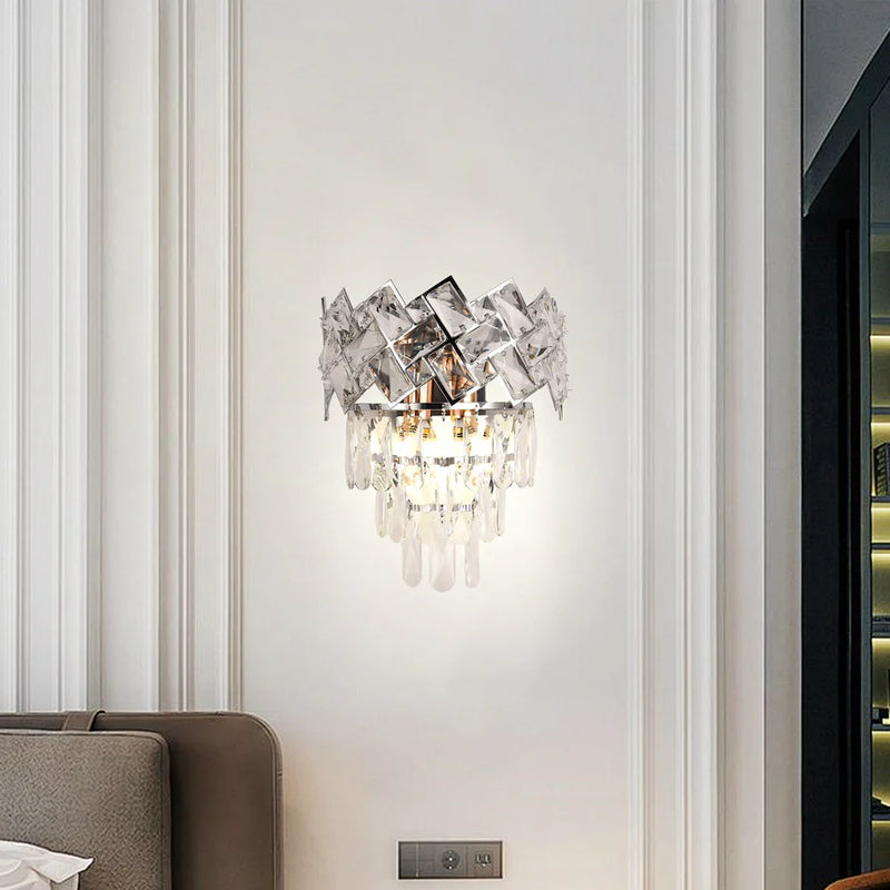 Aplica Cristal WINDSOR, 2x E14, Crom Lucios-4