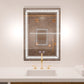 Oglinda LED Rentagulara, 60x80cm, Touch Vivido , Sistem Dezaburire,Dimabila