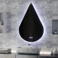 Oglinda LED Touch River Sistem Dezaburire 80X120cm, Forma de Picatura.