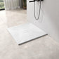 Cadita de dus patrata 90x90 cm, slim 3 cm, alb lucios