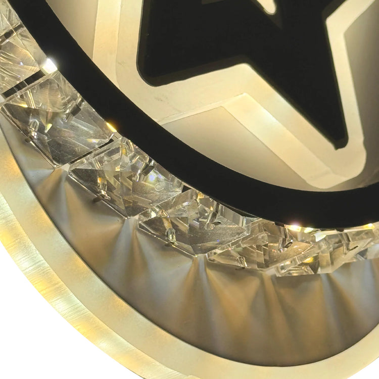 Aplica LED Hadley 24W Alb Negru LL702BK