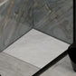 Cadita de dus patrata 90x90 cm, slim 3 cm, alb lucios