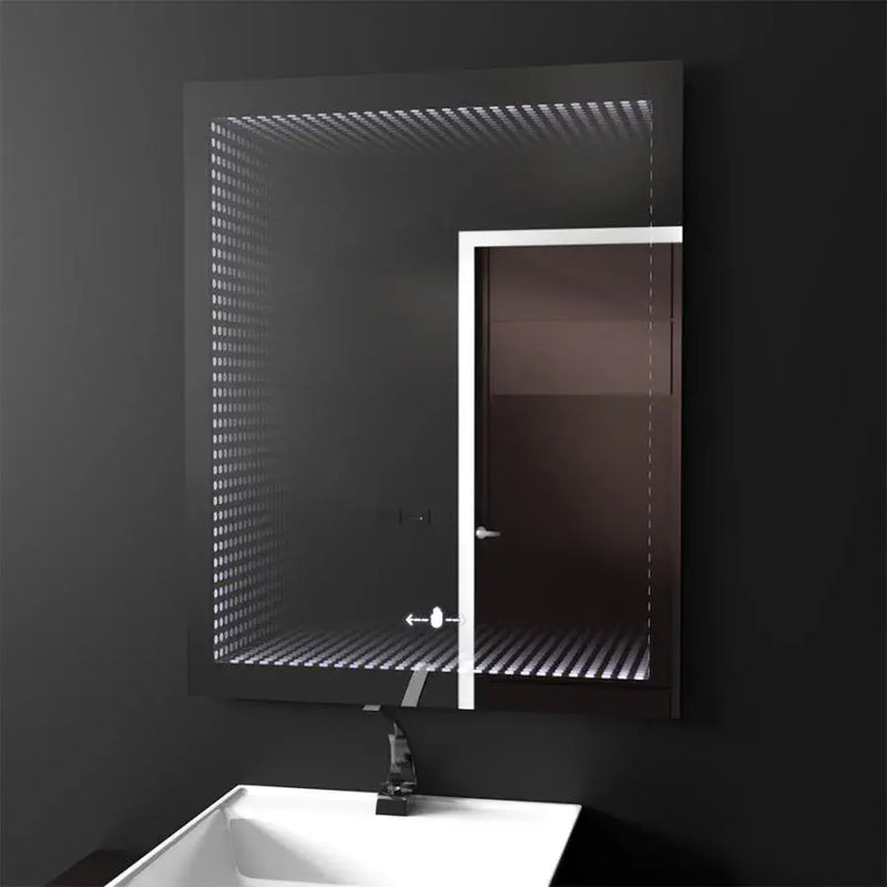 Oglinda LED Senzor MotionGlow Morrin Efect 3D Infinit 60x80 Colectia Marcello Funghi W09/3D-2