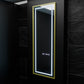 Oglinda LED Rectangulara, 45x140cm, Elena Senzor Radar Marcello, Sistem Dezaburire, Ceas & Termometru, Dimabila, Dressing Couture