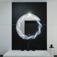 Oglinda LED Rotunda 60cm, Flusso Touch, Sistem Dezaburire, Dimabila