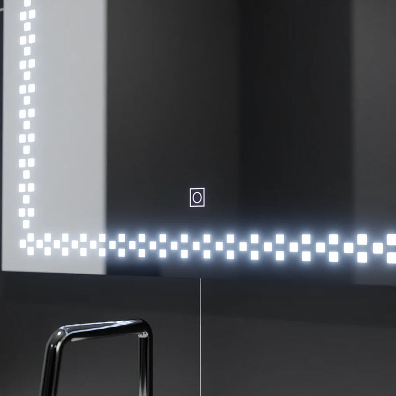 Oglinda LED Rectangulara 80x60cm Stella Basic Touch-2