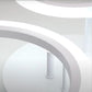 Lustra LED cu telecomanda BETTY 40W, 3 Cercuri, lumina Rece/Calda/Neutra, Dimabila, Alb, Metal si Acril