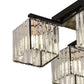 Lustra Georgiana, LC111/4BK, 4x E27, Negru, Metal