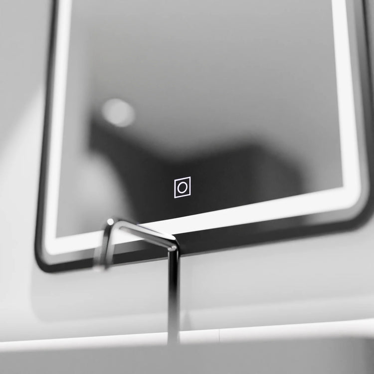 Oglinda led rectangulara, 60x80cm, Ombra Basic touch