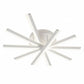 Lustra LED cu telecomanda ZOE, 67W, lumina Rece/Calda/Neutra, Dimabila, Alb