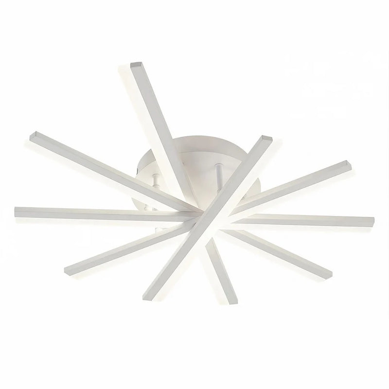 Lustra LED cu telecomanda ZOE, 67W, lumina Rece/Calda/Neutra, Dimabila, Alb-1