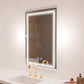Oglinda LED Rentagulara, 60x80cm, Touch Vivido , Sistem Dezaburire,Dimabila