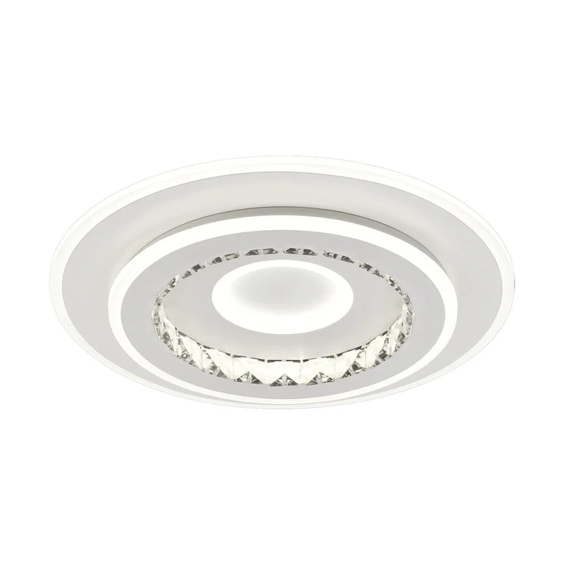 Lustra LED DOLIANA 70W, Diametru 40cm, lumina Rece/Calda/Neutra, Alb-1