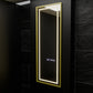 Oglinda LED Rectangulara, 45x140cm, Elena Senzor Radar Marcello, Sistem Dezaburire, Ceas & Termometru, Dimabila, Dressing Couture