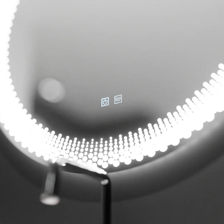 Oglinda LED Rotunda 60cm, Stellaire Touch, Sistem Dezaburire, Dimabila
