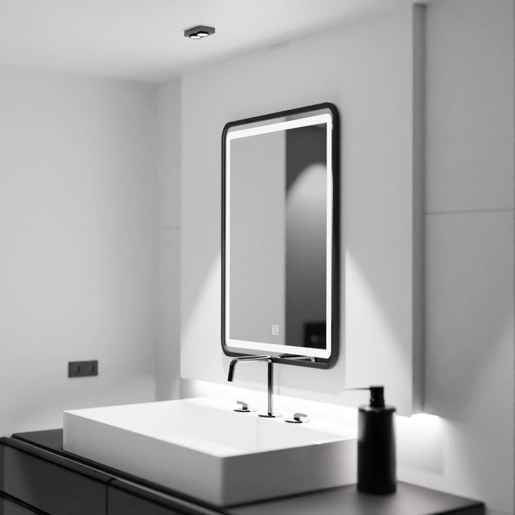 Oglinda led rectangulara, 60x80cm, Ombra Basic touch