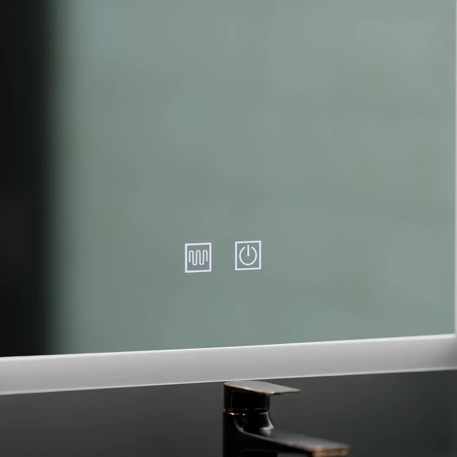 Oglinda LED Rentagulara, 80x60cm, Touch VENERA , Sistem Dezaburire,Dimabila-4