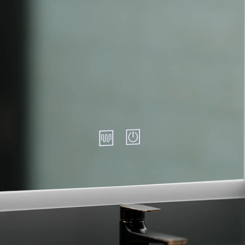 Oglinda LED Rentagulara, 80x60cm, Touch VENERA , Sistem Dezaburire,Dimabila-4