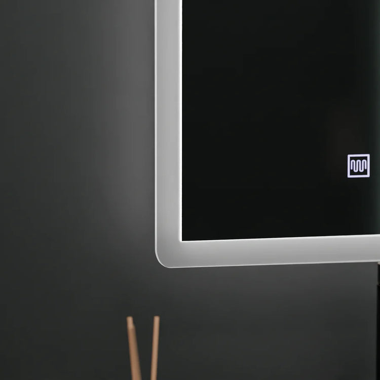 Oglinda LED Rentagulara, 60x80cm, Touch VENERA , Sistem Dezaburire,Dimabila