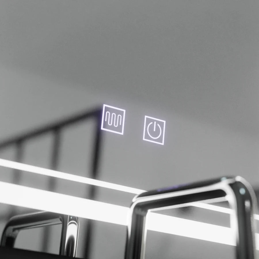 Oglinda LED Rectangulara, 60x80cm, KOVEN Touch, Lumina Rece, Sistem Dezaburire,Dimabila-4