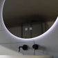 Oglinda LED Rotunda, 50cm, Isolda,Touch, Sistem Dezaburire, Lumina Rece 6000k