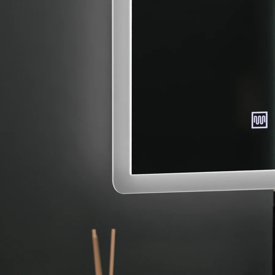 Oglinda LED Rentagulara, 80x60cm, Touch VENERA , Sistem Dezaburire,Dimabila-3