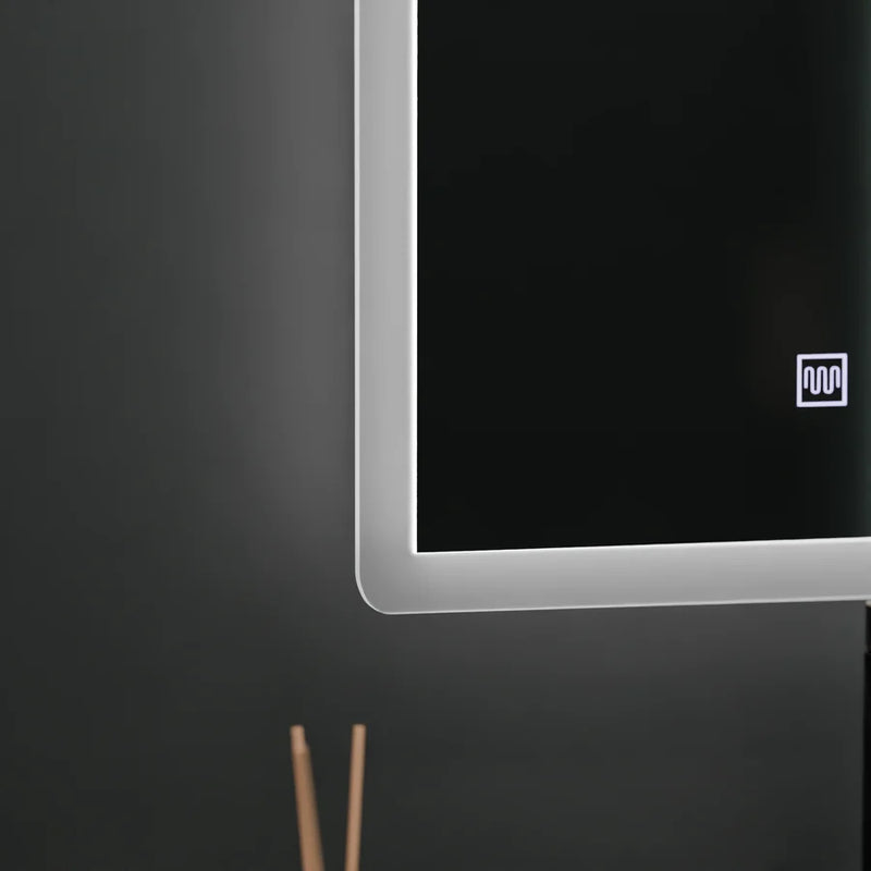 Oglinda LED Rentagulara, 80x60cm, Touch VENERA , Sistem Dezaburire,Dimabila-3