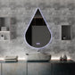 Oglinda LED Touch River Sistem Dezaburire 80X120cm, Forma de Picatura.