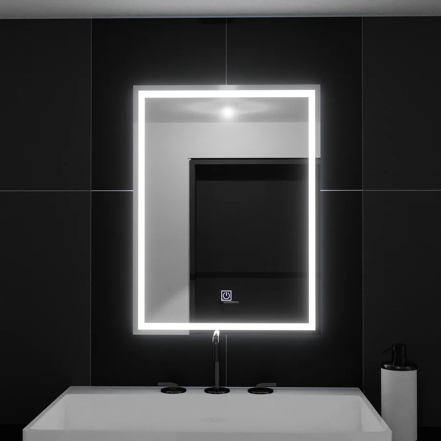 Oglinda LED Rectangulara, 50x70cm, FRAME Basic Touch
