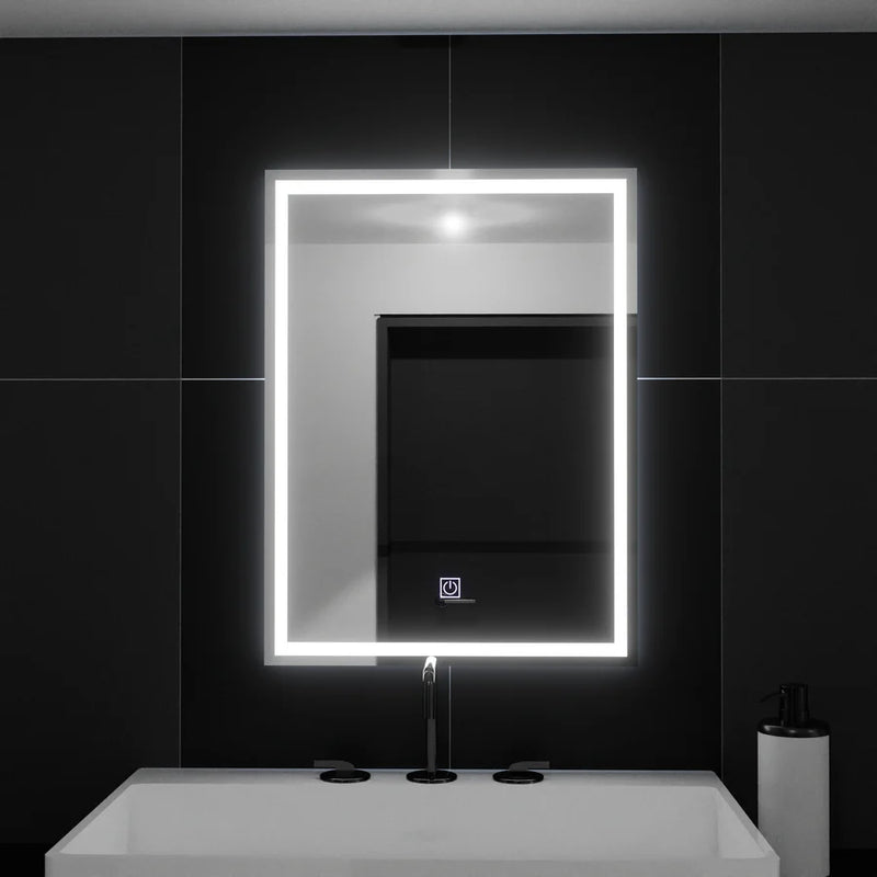 Oglinda LED Rectangulara, 50x70cm, FRAME Basic Touch-1