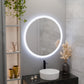 Oglinda LED Rotunda, 60cm, Noxia Touch, Sistem Dezaburire, Dimabila