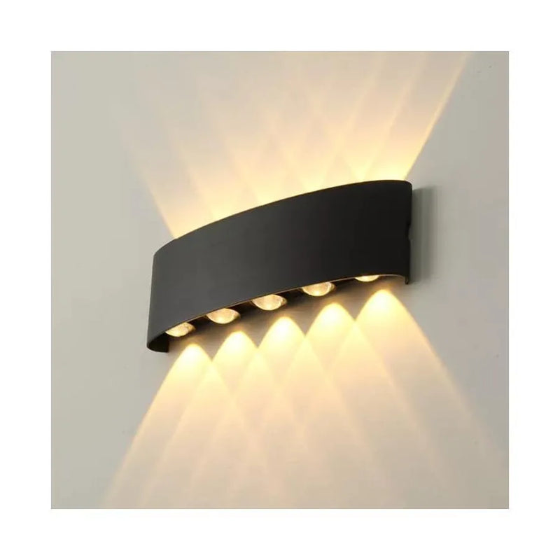 Aplică Adonis Exterior, 10W, Negru, 3000K-1