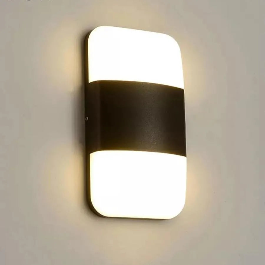 Aplică Exterior Geni, 12W, Negru, 3000K