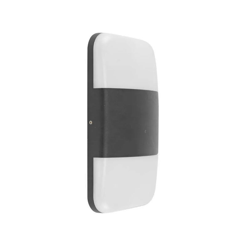 FY879/2BK - Aplică Exterior Geni, 12W, Negru, 3000K-4
