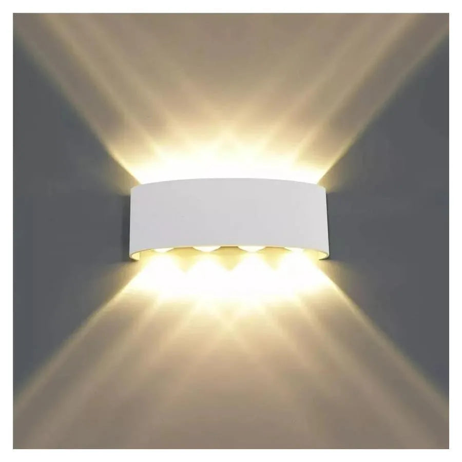 Aplică Gina Exterior, 8W, Alb, 3000K