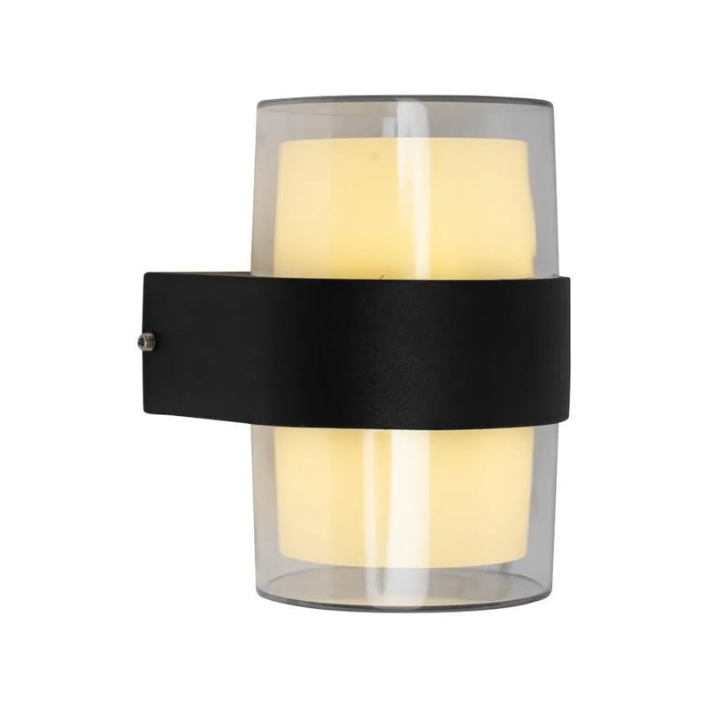 Aplică LED de Exterior Enia, 12W, Negru, 3000K, Fantas-2