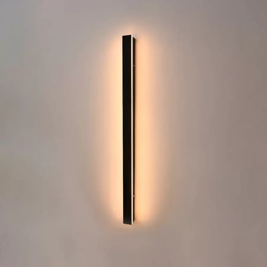 Aplica LED Exterior Saul 25W Alb Negru 90cm-2