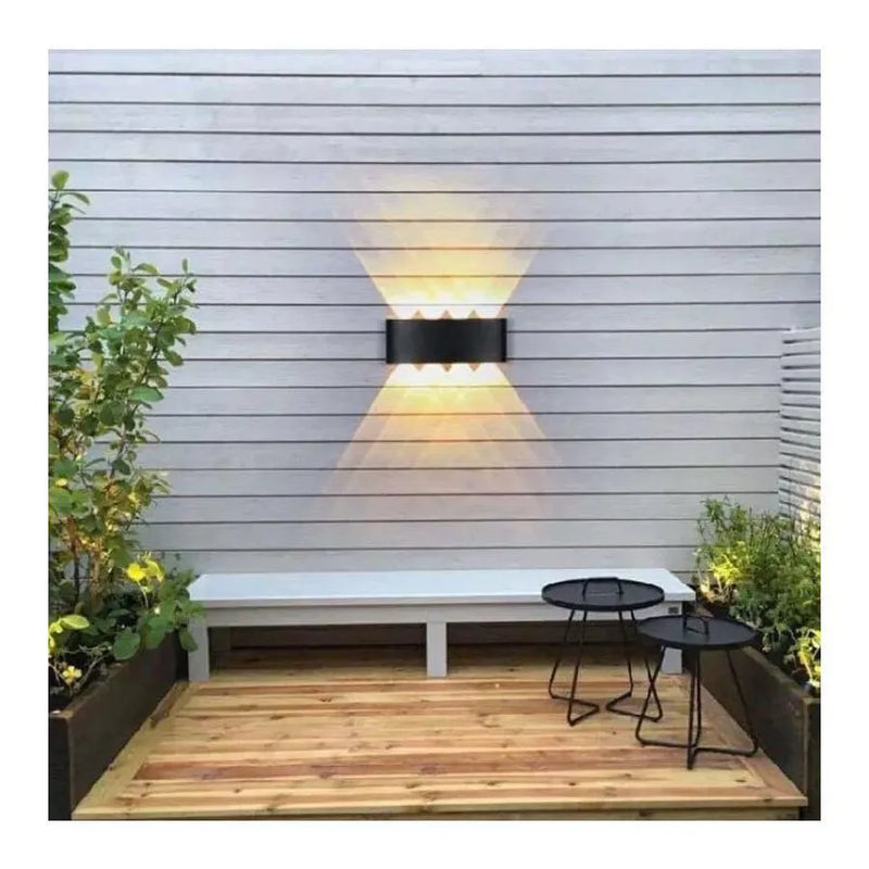 1780/WBK - Aplică LED Gina Exterior, 8W, Negru,  3000K-2