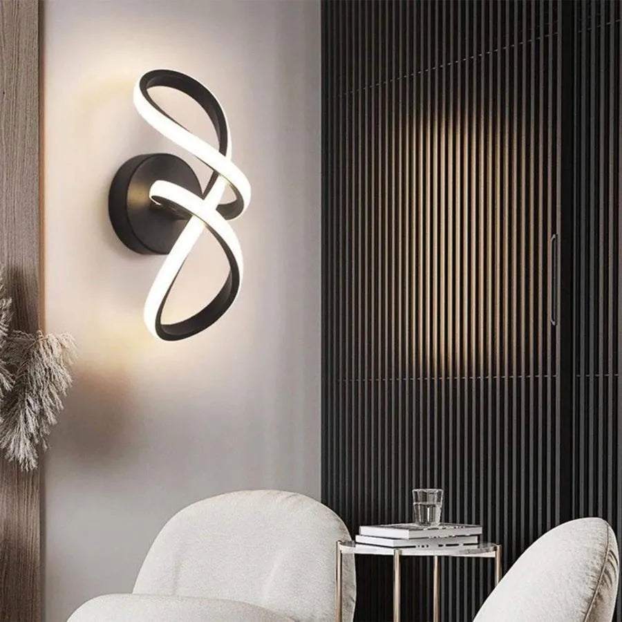 Aplica LED Isaura 23W Alb Negru-1