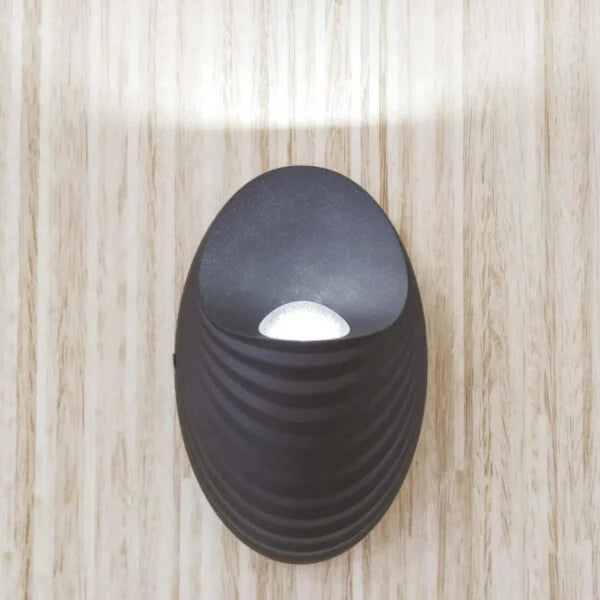 Aplica Exterior Shell, 5W, 3000K, Negru-4
