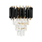 Aplica Candelabru Cristal VERSAILLES Piccolo, 2xE14, Negru