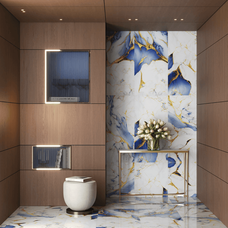 GRESIE AQUA BLUE GOLD 60x120 1.44