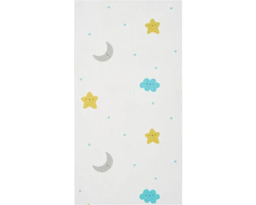 Tapet autoadeziv cameră copii Stele & lună 2,8x0,5 m