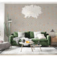 Panou autoadeziv Atria YB-W03 model geometric gri 30x60 cm, set 4 buc.