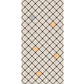 Panou autoadeziv Atria YB-W03 model geometric gri 30x60 cm, set 4 buc.