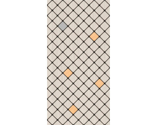 Panou autoadeziv Atria YB-W03 model geometric gri 30x60 cm, set 4 buc.