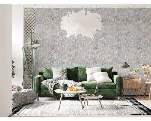 Panou autoadeziv Atria YD-21 abstract gri 30x60 cm, set 4 buc.
