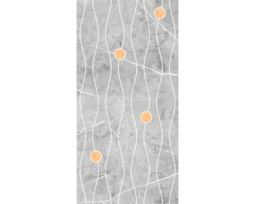Panou autoadeziv Atria YD-21 abstract gri 30x60 cm, set 4 buc.