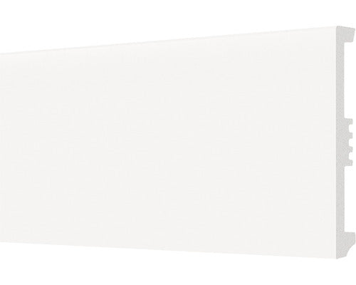 Plintă Arbiton STIQ XL STX810 albă 2200x80x15 mm